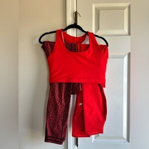 Fabletics Bra and (2x) Leggings Set